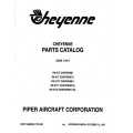 Piper Cheyenne  PA-31T Cheyenne/II,  PA-31T1 Cheyenne I/IA, PA-31T2 Cheyenne II XL Parts Catalog Part # 753-825